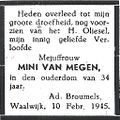 Rouwbericht in De Echo