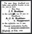 Rouwbericht in De Echo