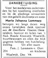 Dankbetuiging in De Echo