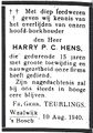 Rouwbericht in De Echo